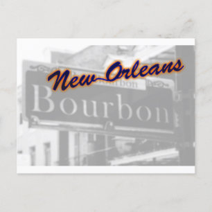 New Orleans Bourbon Street Französisches Viertel R Postkarte