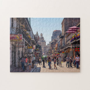New Orleans Bourbon Street French Quarter Puzzle