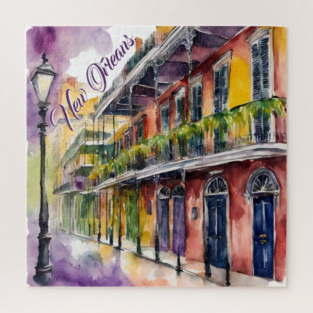 New Orleans Bourbon Street Puzzle (Vertikal)