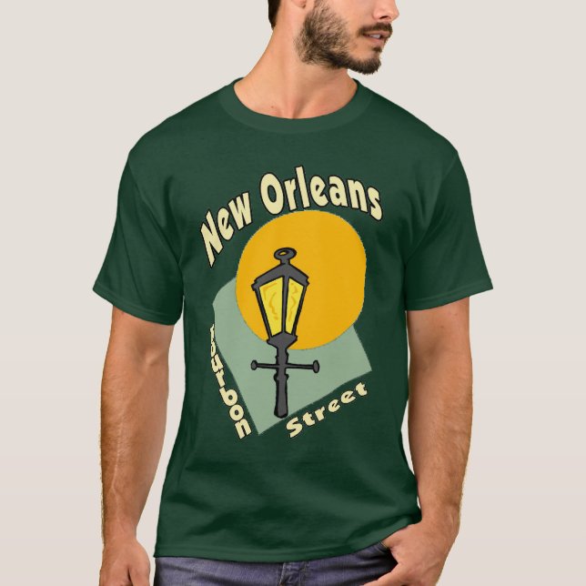 New Orleans Bourbon Street T-Shirt (Vorderseite)