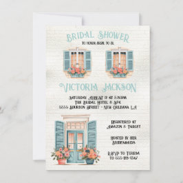 New Orleans Brautparty Einladung