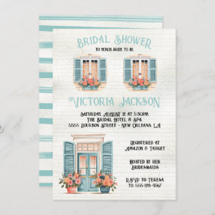 New Orleans Brautparty Einladung