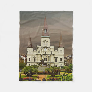 New Orleans Cathedral Stadion Blanka Fleecedecke