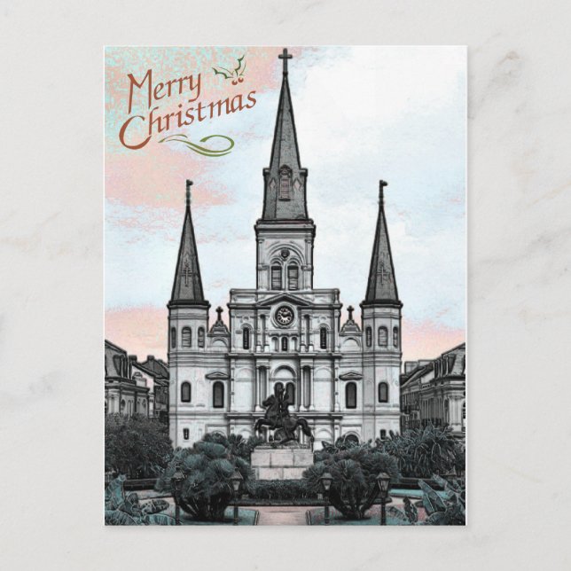 New Orleans Cathedral Weihnachten (Vorderseite)