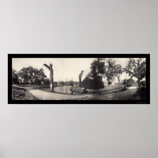 New Orleans City Park Foto 1909 Poster (Vorne)