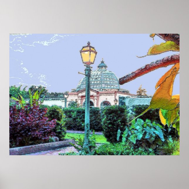 New Orleans City Park Green House Poster (Vorne)