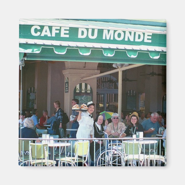 New Orleans Coffee und Beignets Magnet (Vorne)