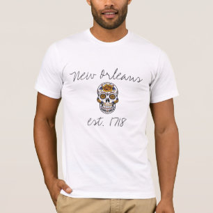 New Orleans Cooler Voodoo Skull T-Shirt