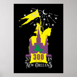 New Orleans Dreihundertjähriges Jubiläum Poster