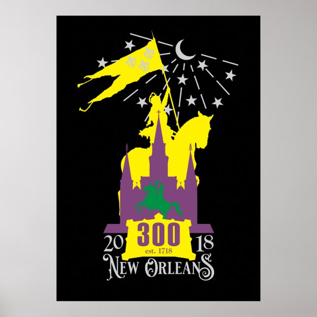 New Orleans Dreihundertjähriges Jubiläum Poster (Vorne)