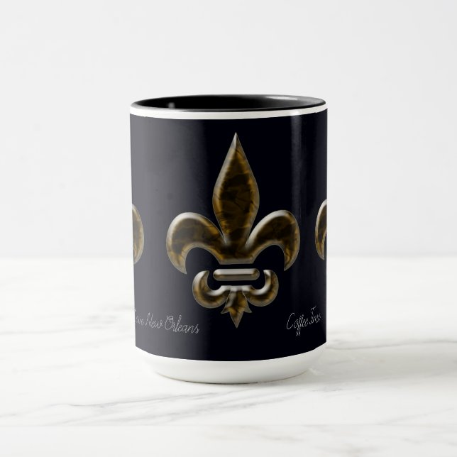 New Orleans Fleur-de-lis Coffee Tasse (Zentrum)