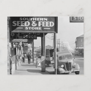 New Orleans französischer Markt: 1935 Postkarte