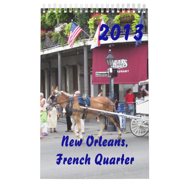 New Orleans, französisches Quartal 2013 Kalender (Titelbild)