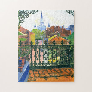 New Orleans French Quarter Balcony Puzzle