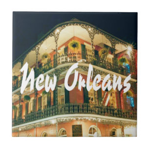 New Orleans French Quarter Foto Fliese