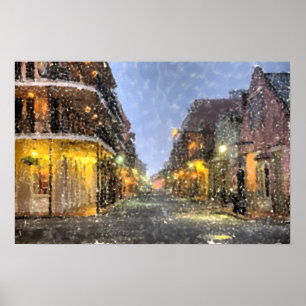 New Orleans French Quarter Jackson Square Print Poster