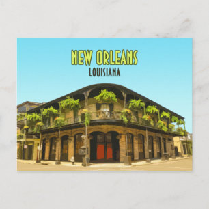 New Orleans French Quarter Louisiana Postkarte