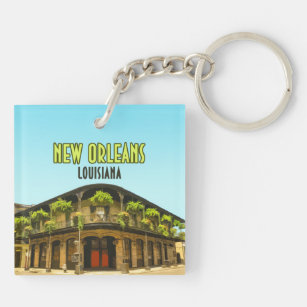 New Orleans French Quarter Louisiana Schlüsselanhänger