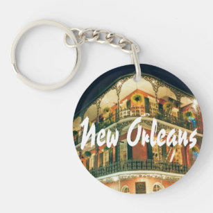 New Orleans French Quarter Schlüsselanhänger
