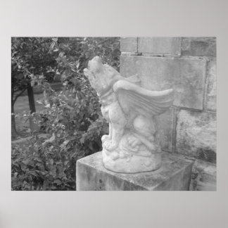 New Orleans Gargoyle Poster