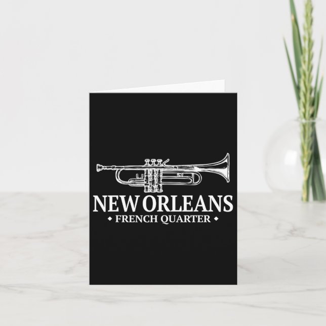New Orleans Geschenke und T-Shirts Uni Mardi Gras Karte (Vorderseite)