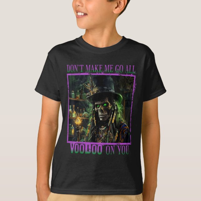 New Orleans Ghost Tour Y Priest Voodoo Mardi Gras  T-Shirt (Vorderseite)