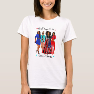 New Orleans Girls Tour 2021 Black Womens Va T-Shirt