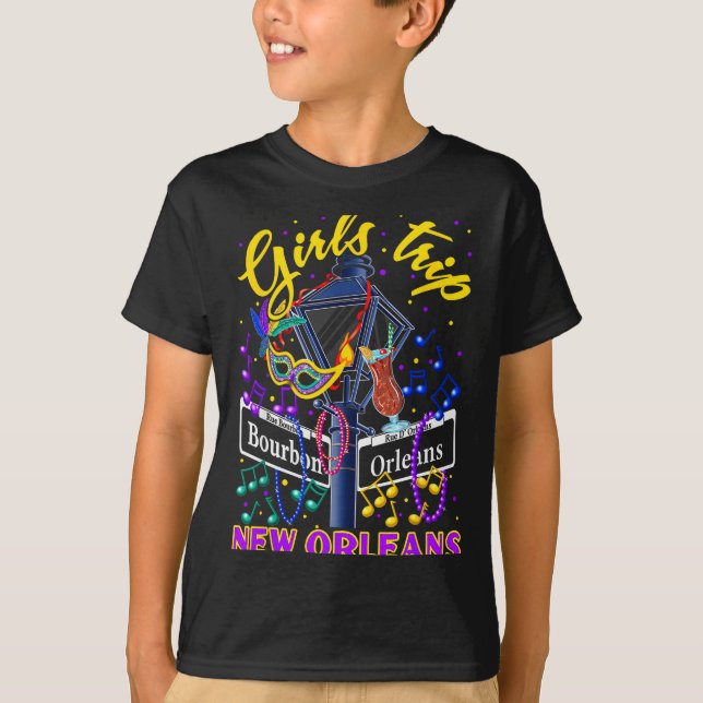 New Orleans Girls Trip Girlfriends Vacation  T-Shirt (Vorderseite)