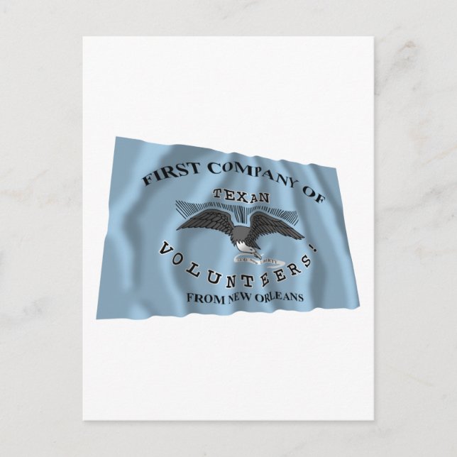 New Orleans Grays Flag Postkarte (Vorderseite)