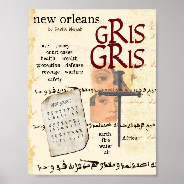 New Orleans Gris Gris Poster (Vorne)