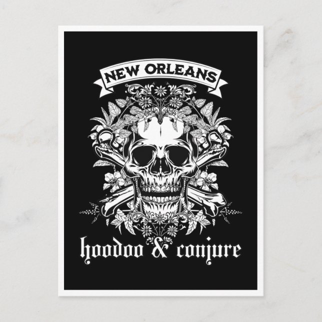 New Orleans: Hoodoo & Conjure Postkarte (Vorderseite)