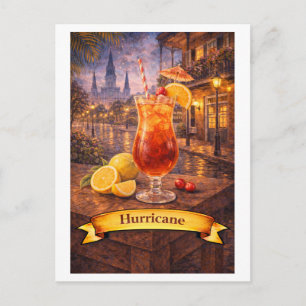 New Orleans Hurricane (Amerikanische Lebensmittel- Postkarte