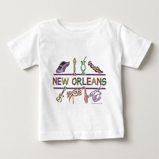 New Orleans-ICONS - Kopie Baby T-shirt (Vorderseite)