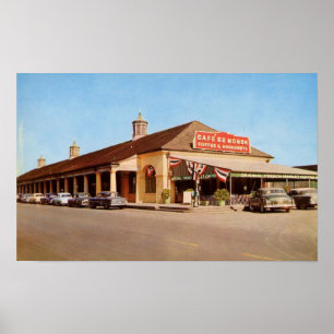 New Orleans in den 1950er Jahren mit Blick auf das Poster