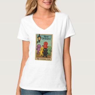 New Orleans inspiriertes Design namens "The Voodoo T-Shirt