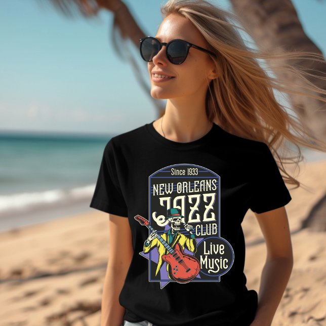 New Orleans Jazz Club Live Musik Seit 1933 T-Shirt (Von Creator hochgeladen)