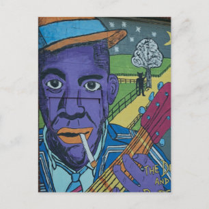 NEW ORLEANS JAZZ GRAFFITI ART POSTCARD POSTKARTE
