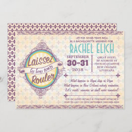 New Orleans Junggeselinnen-Abschied Einladung