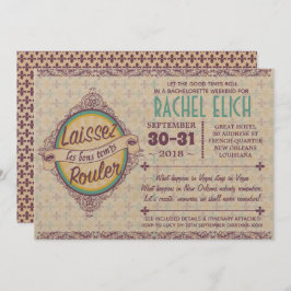 New Orleans Junggeselinnen-Abschied Einladung