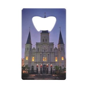 New Orleans, Kathedrale Basilica, Jackson Square Geldbeutel Flaschenöffner