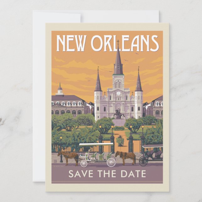 New Orleans, LA | SAVE THE DATE (Vorderseite)