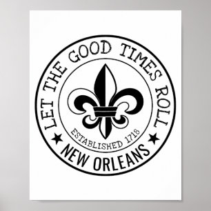 New Orleans Lass Die Guten Zeiten Rollen Fleur De  Poster