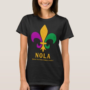 New Orleans Lassen Sie die guten Zeiten rollen T-Shirt