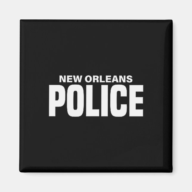 New Orleans Lice Officer Louisiana Liceman Uniform Magnet (Vorne)