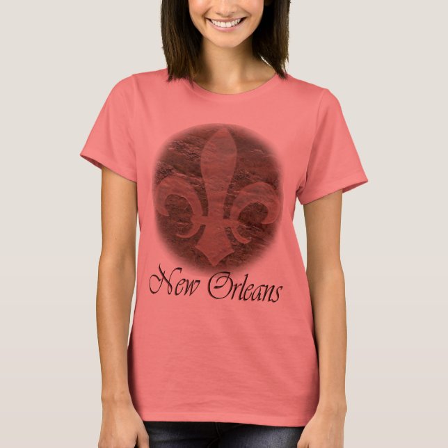 New Orleans Lilie T-Shirt (Vorderseite)