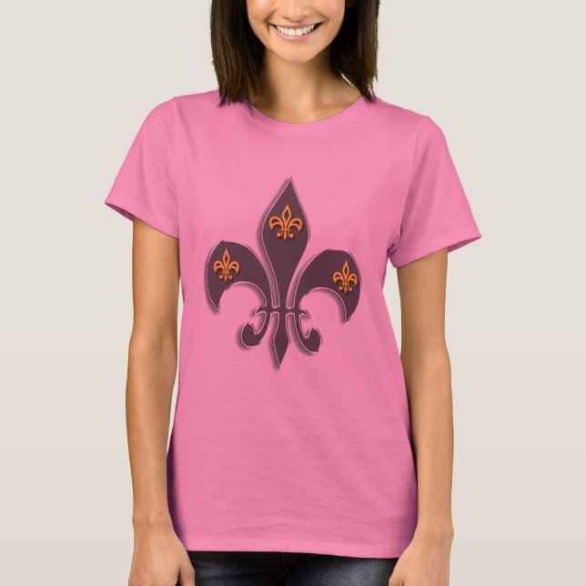 New Orleans Lilie T-Shirt (Vorderseite)