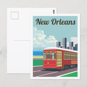New Orleans Louisiana Besuchen Sie die Universität Postkarte