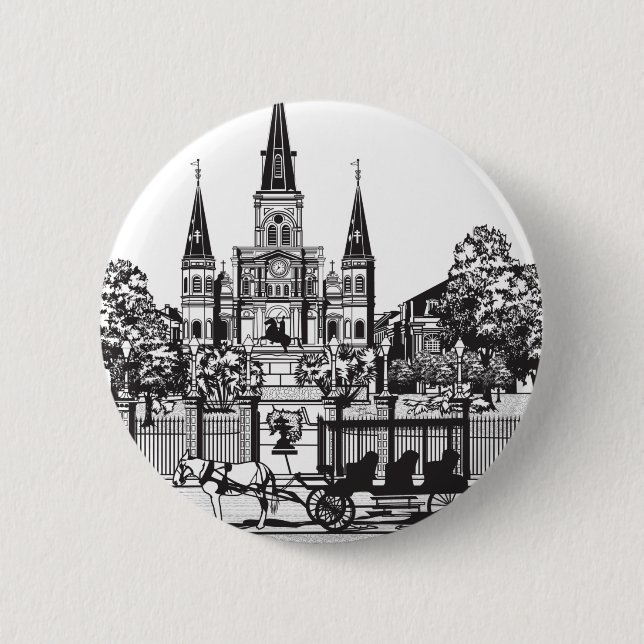 New Orleans, Louisiana Button (Vorderseite)