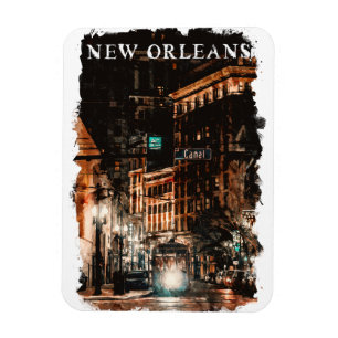 New Orleans Louisiana City View Magnet