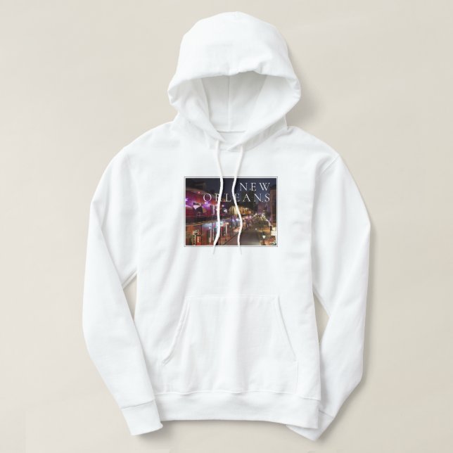 New Orleans, Louisiana | Das französische Viertel Hoodie (Design vorne)